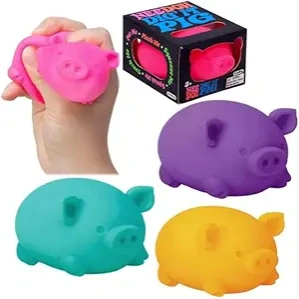 NeeDoh Dig' It Pig – Squishy Balls – 3 Pack