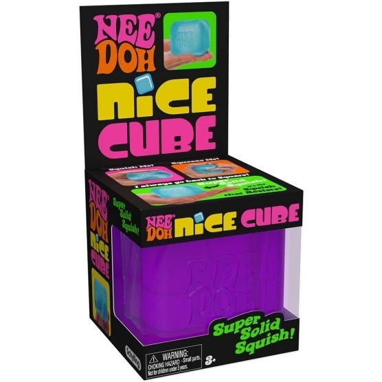 NeeDoh Nice Cube – Solid Squish – 3 Pack (Assorted) - Image 6