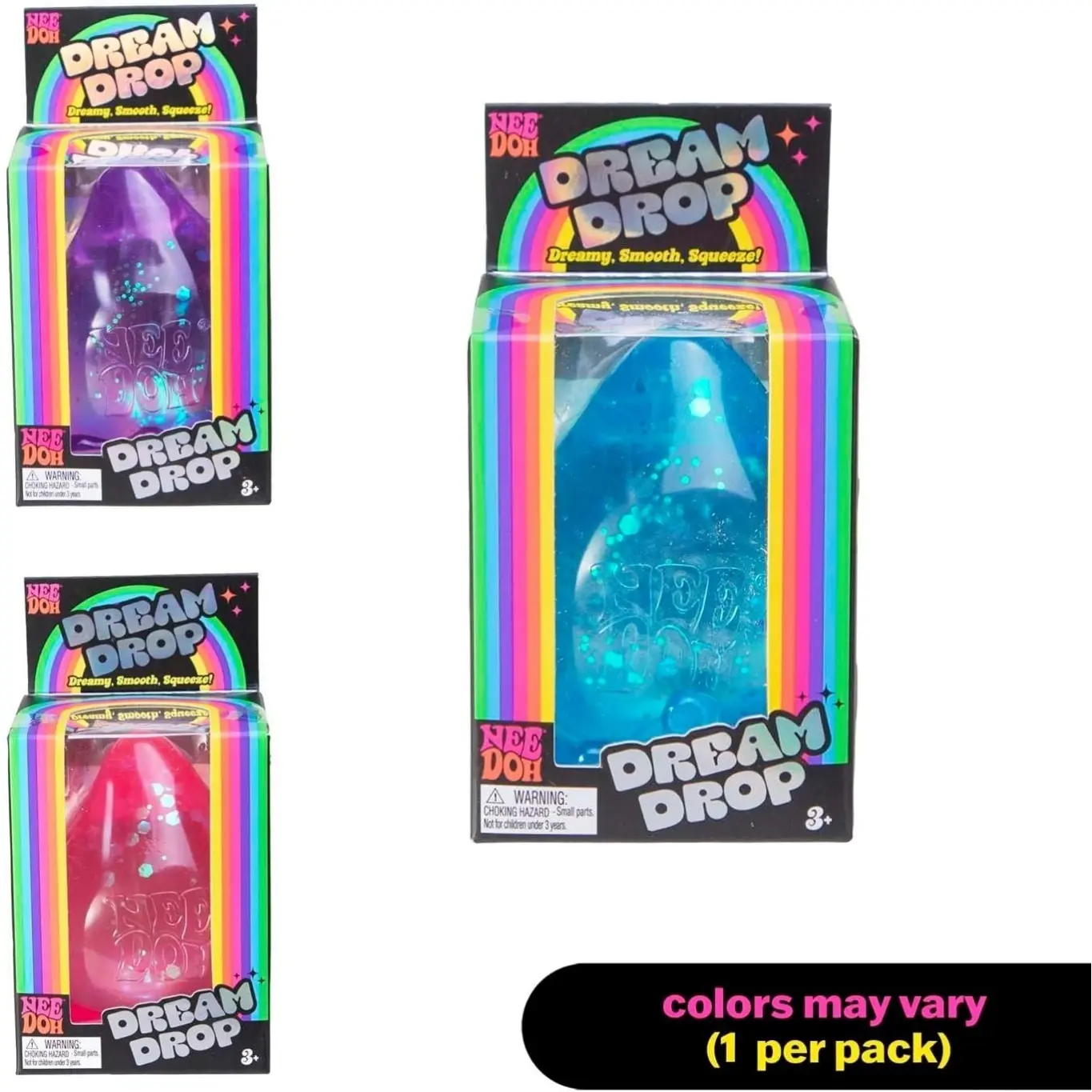 NeeDoh Dream Drop – Smooth Squeeze – 3 Pack - Image 5