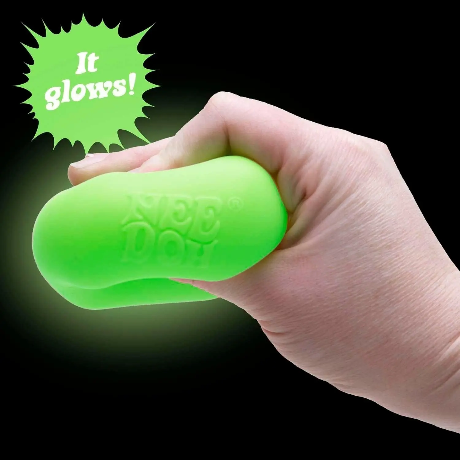 NeeDoh Nice Cube Glow – Glows in the Dark – Assorted - Image 6