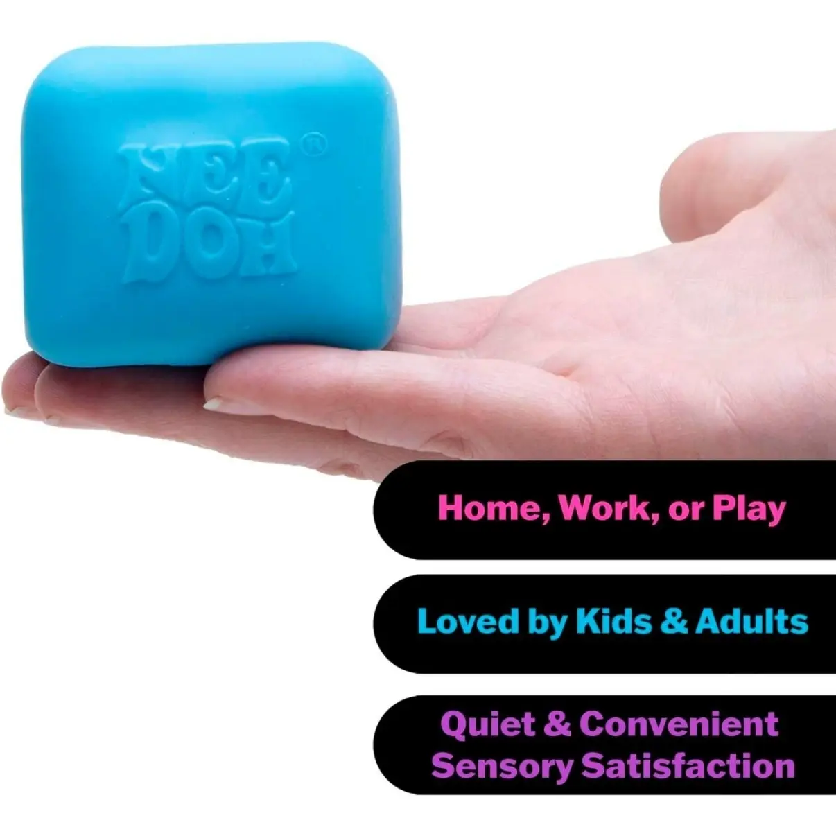 NeeDoh Nice Cube Glow – Glows in the Dark – Assorted - Image 4