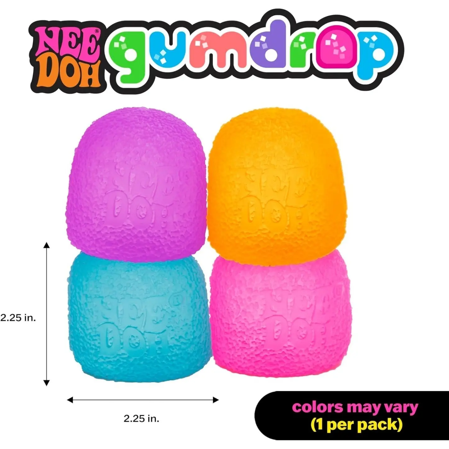 NeeDoh Gumdrop – Textured Sensory Toy – 2.5" - Image 6